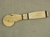 Appraisal: PIE CRIMPER - th C sailor made whalebone figural pie