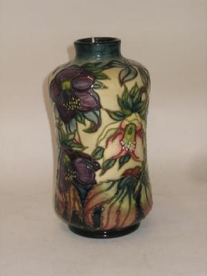 Appraisal: A MOORCROFT POTTERY VASE date mark for of mildly waisted