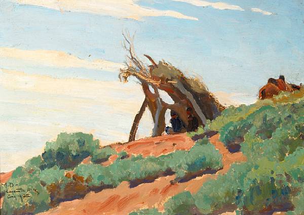 Appraisal: n a Maynard Dixon - Navajo Sun Shelter No initialed