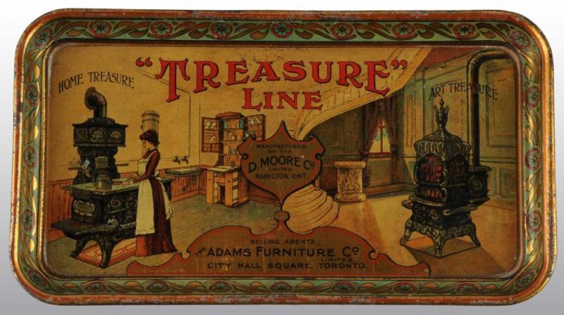 Appraisal: Treasure Line Furniture Tip Tray Description Great-looking item with fabulous