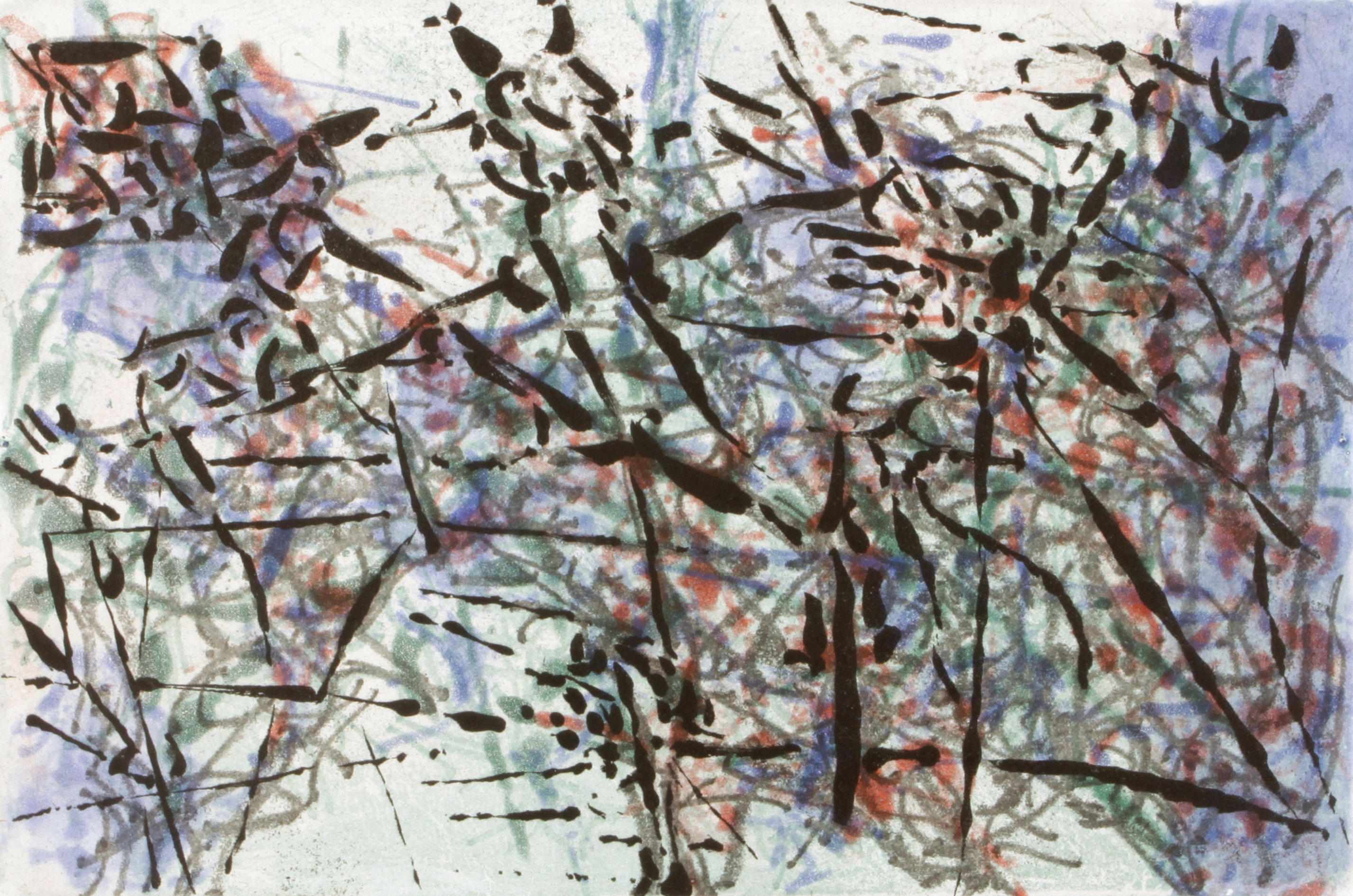 Appraisal: Jean-Paul Riopelle RCA Canadian - Abstraction c Aquatint in colors