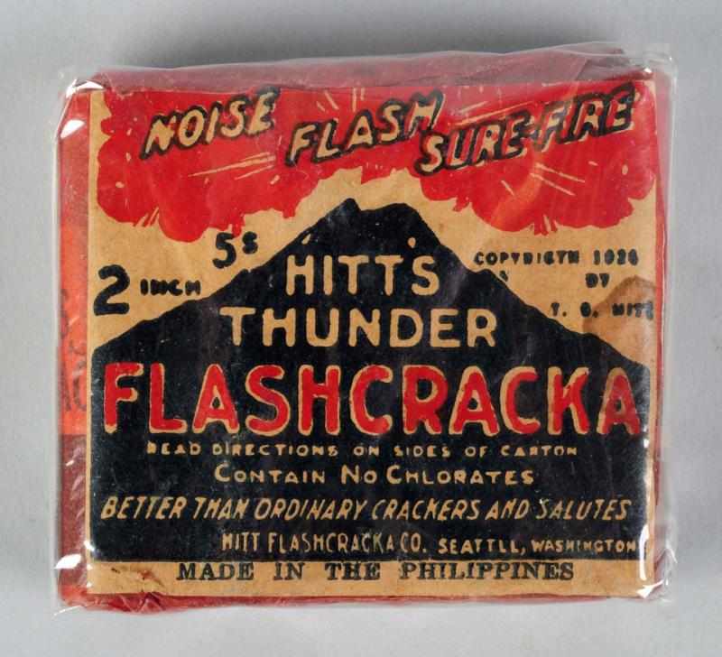 Appraisal: Hitt's Flash Thundacracka -Pack Firecrackers Class Signal Fireworks in Portland