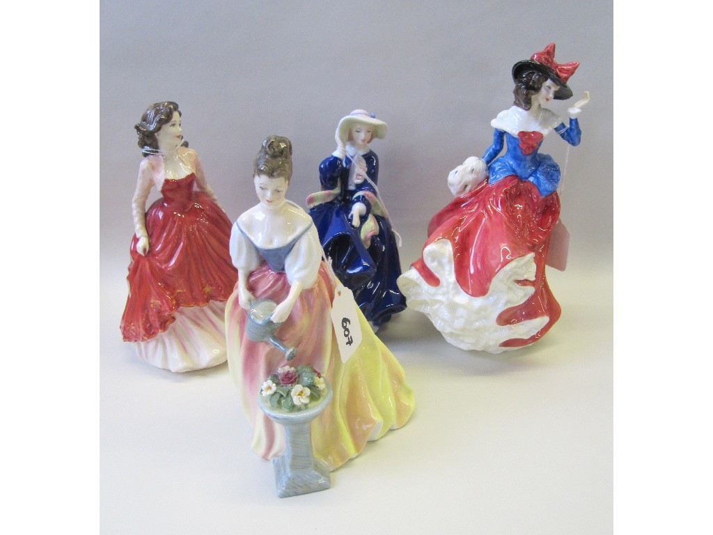 Appraisal: Four Doulton ladies including Top O' The Hill HN Special