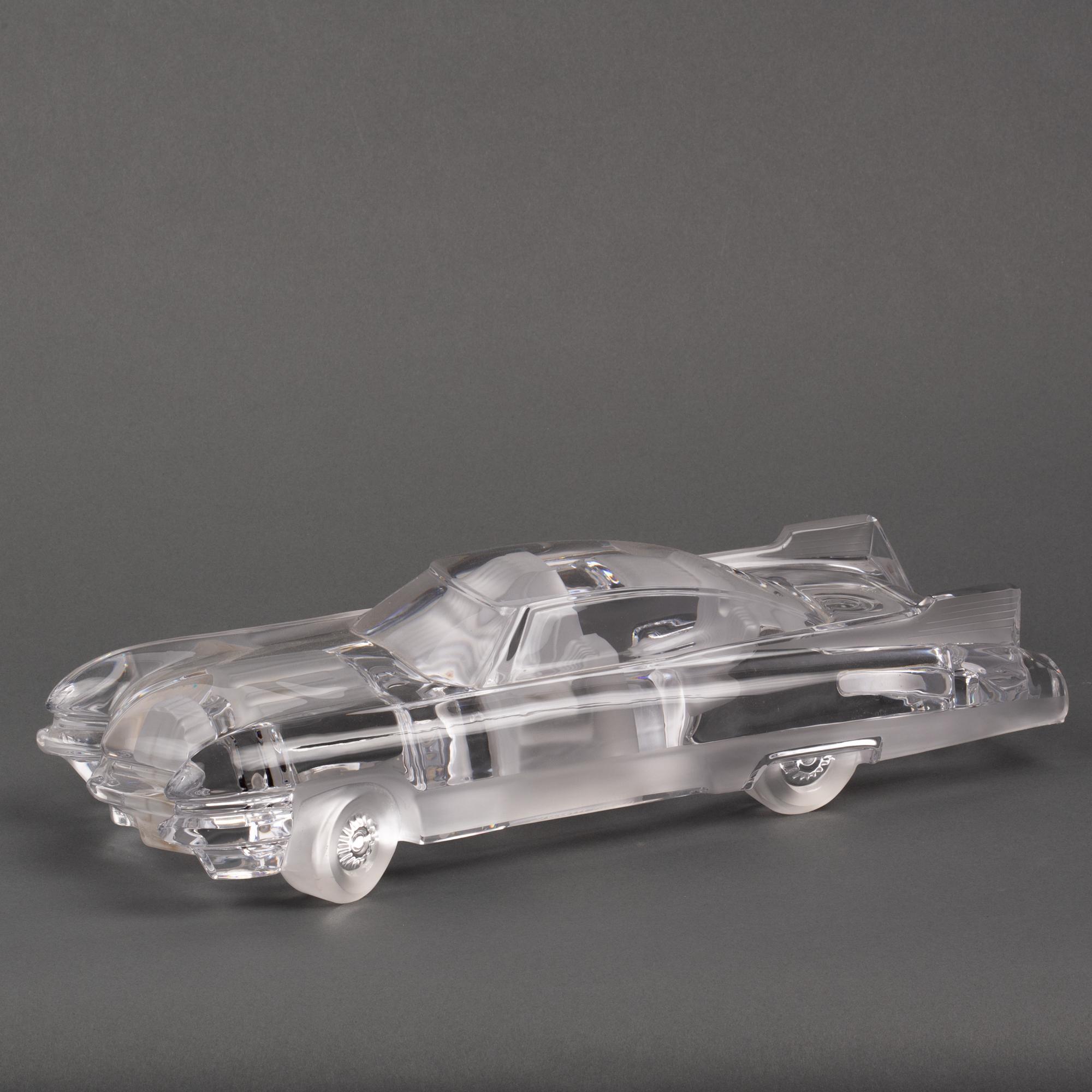 Appraisal: DAUM FRANCE CRYSTAL CADILLAC EL DORADO A Daum crystal model