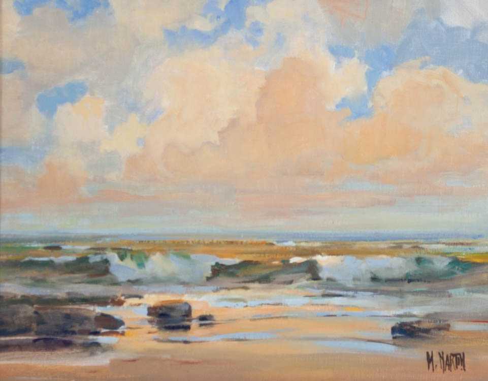 Appraisal: MARIE MARTIN OIL ON CANVAS Oregon California b Morning on