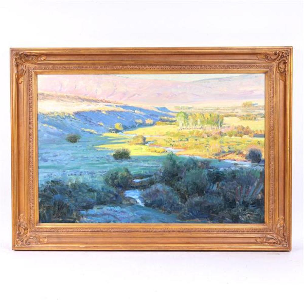 Appraisal: KENT B LEMON COLORADO TH ST CENTURY MCINTYRE MEADOWS LANDSCAPE