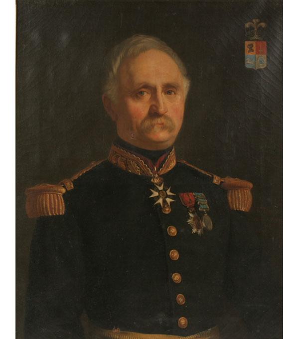 Appraisal: Portrait of th century French General Eugene Catherine de Beurmann