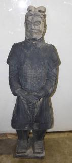 Appraisal: Chinese Terracotta Warrior Model Chinese model of a terracotta warrior