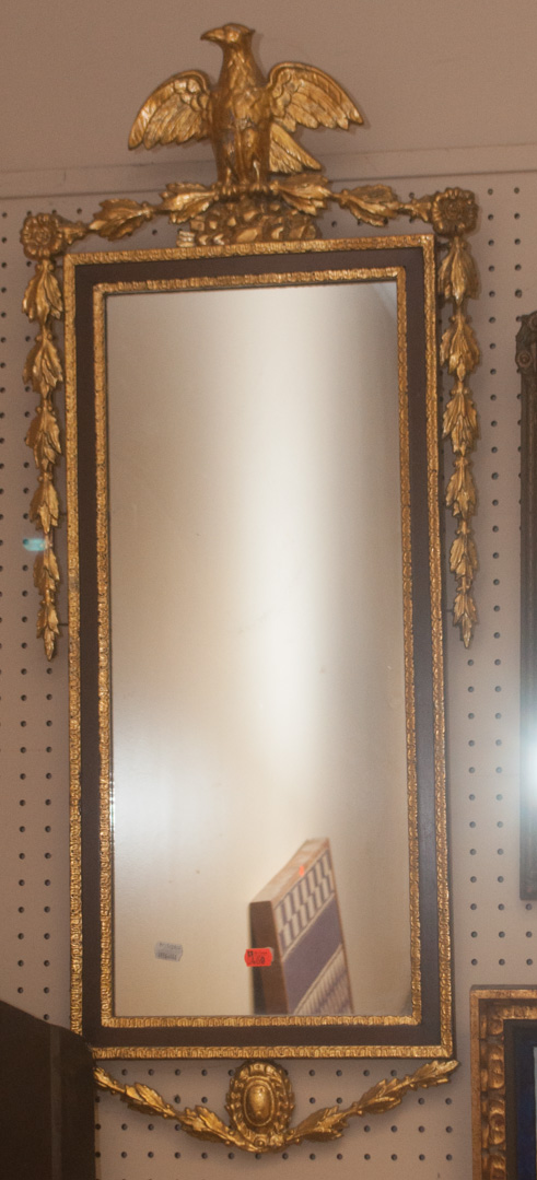 Appraisal: Gilt wood mirror Undernumber