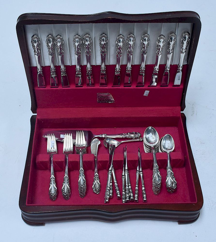 Appraisal: Towle Esplanade sterling flatware service Towle Esplanade sterling flatware service