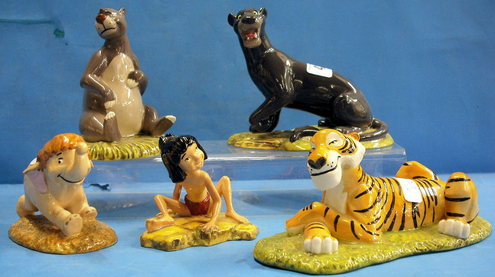 Appraisal: A Set Of Figures From The Jungle Book Series Comprising