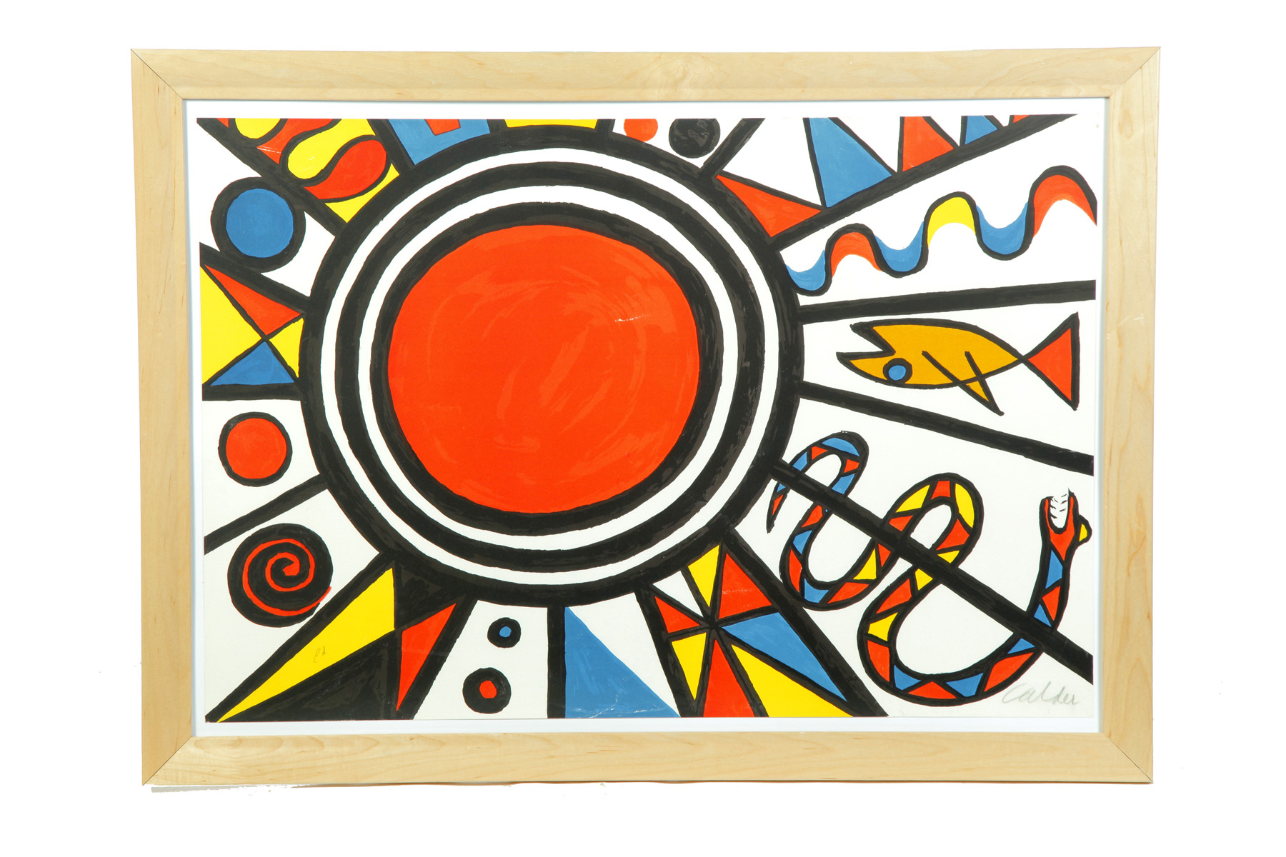 Appraisal: ENVIRONMENT AND EVOLUTION BY ALEXANDER CALDER AMERICAN FRENCH - Lithograph