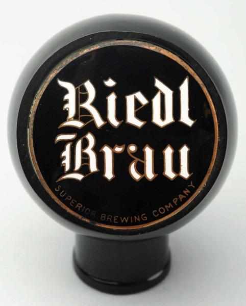 Appraisal: Riedl Brau Beer Tap Knob Chicago Superior Brewing Company Very