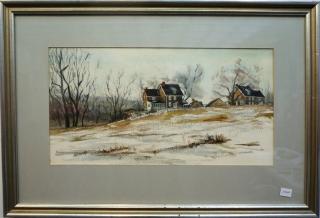 Appraisal: Original Watercolor Signed Metzler Signed lower left Metzler a local