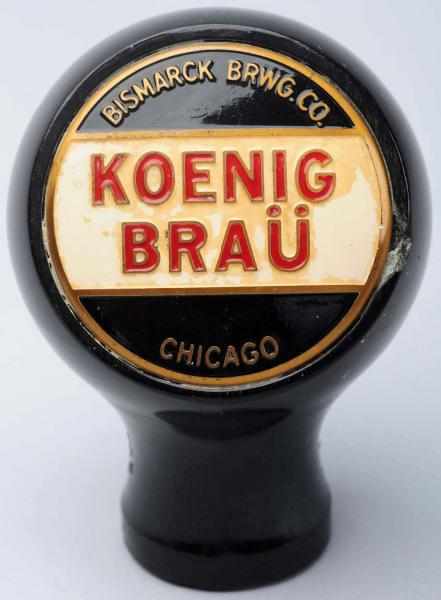 Appraisal: Koenig Brau Beer Tap Knob Wear to face and some