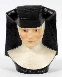 Appraisal: SISTER BERTA HUMMEL PORCELAIN BUST C SISTER BERTA HUMMEL PORCELAIN