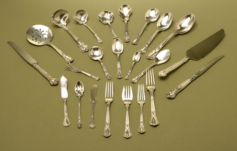 Appraisal: A Gorham sterling 'Chantilly' flatware service A Gorham sterling 'Chantilly'