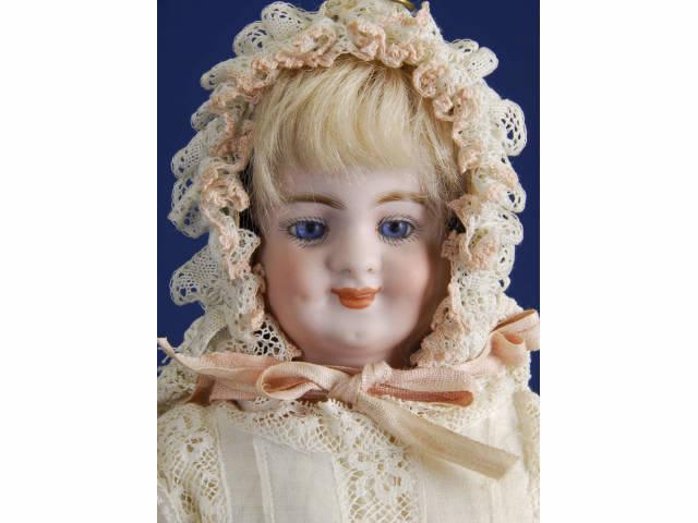 Appraisal: German Three-Face Doll Germany ca unusual three-face doll with bisque