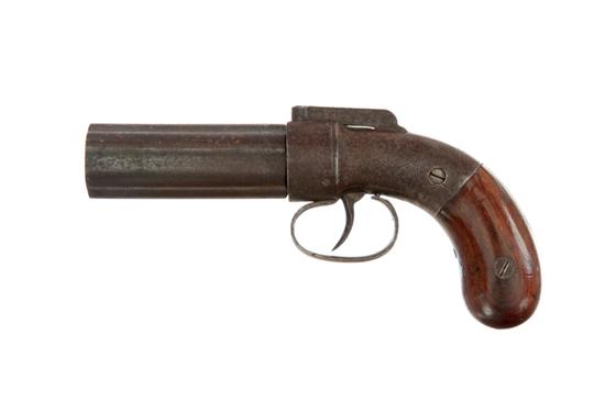 Appraisal: ALLEN AND THURBER PEPPERBOX Worcester model caliber '' barrel cluster