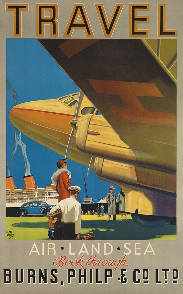 Appraisal: WALTER LACY JARDINE - TRAVEL AIR LAND SEA BOOK THROUGH