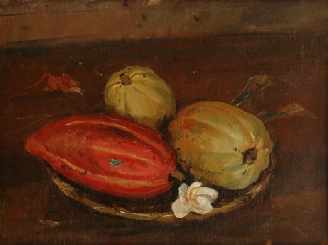 Appraisal: Sir William Dargie - Still Life with Melons oil on