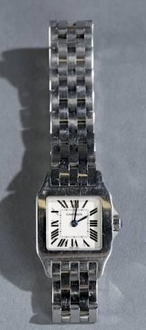 Appraisal: Cartier Santos Demoiselle Stainless Steel Quartz A Cartier Santos Demoiselle