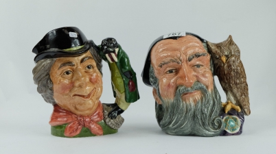 Appraisal: Royal Doulton Large Character Jugs Walrus and Carpenter D and