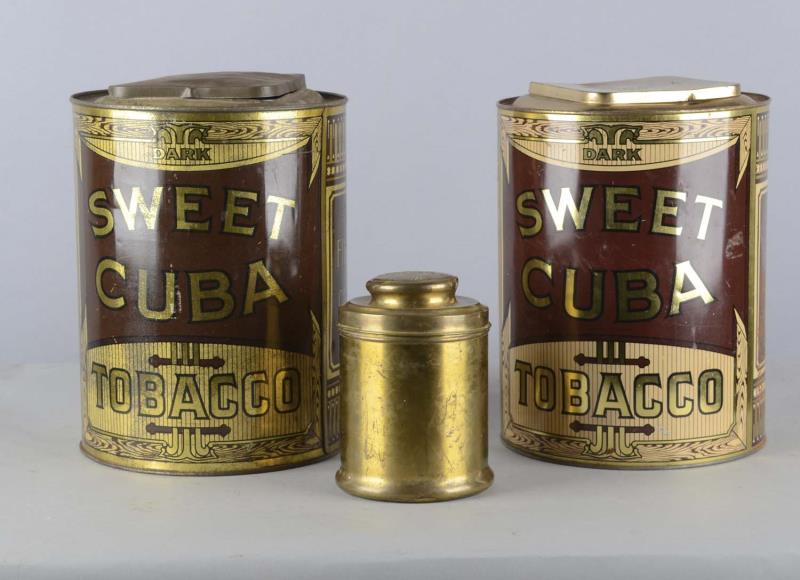 Appraisal: Lot of Tobacco Tins Including - La Palina Tobacco canister