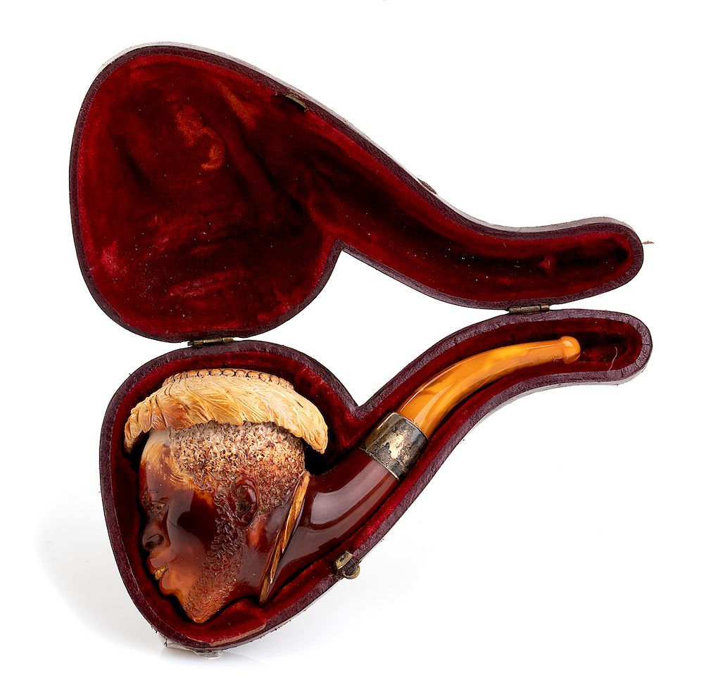 Appraisal: Meerschaum pipe - England late th early th Century Meerschaum