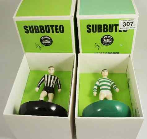 Appraisal: Royal Doulton Advertising Figures Subbuteo Players Newcastle and Celtic Colours