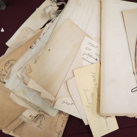 Appraisal: Group of Early Paper and Letters - 's