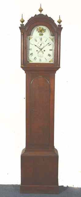 Appraisal: A TH CENTURY EIGHT DAY LONG CASE CLOCK having a