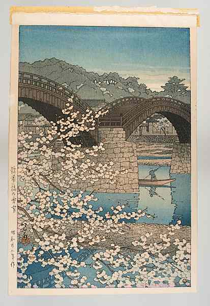 Appraisal: Landscape by Kawase Hasui Woodblock Kawase Hasui Japanese - early