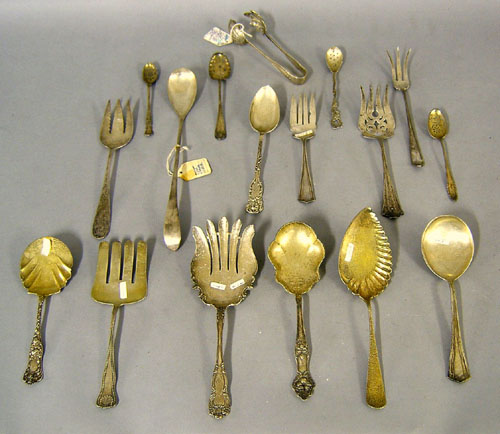 Appraisal: American sterling silver serving utensils approx troy oz