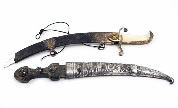 Appraisal: A group of two daggers length in