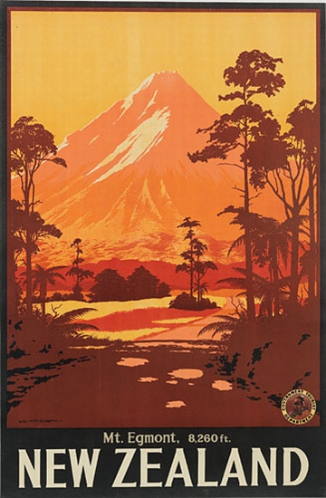 Appraisal: LEONARD CORNWALL MITCHELL - NEW ZEALAND MT EGMONT Circa x