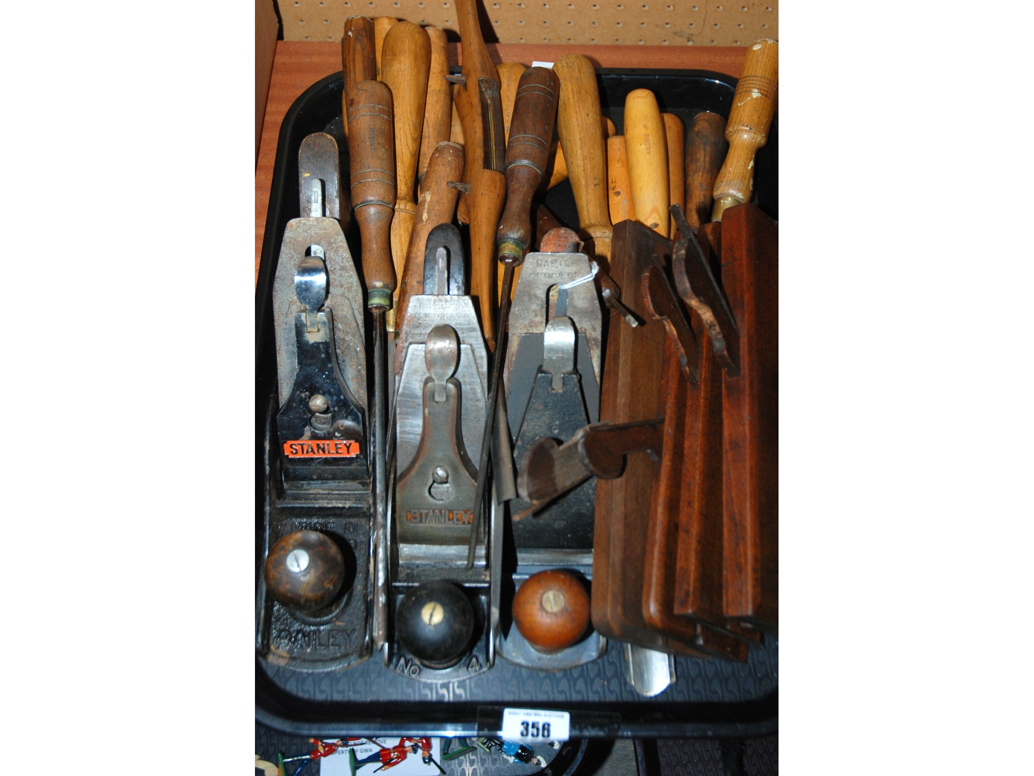 Appraisal: Seven various wood planes including Stanley examples and a collection