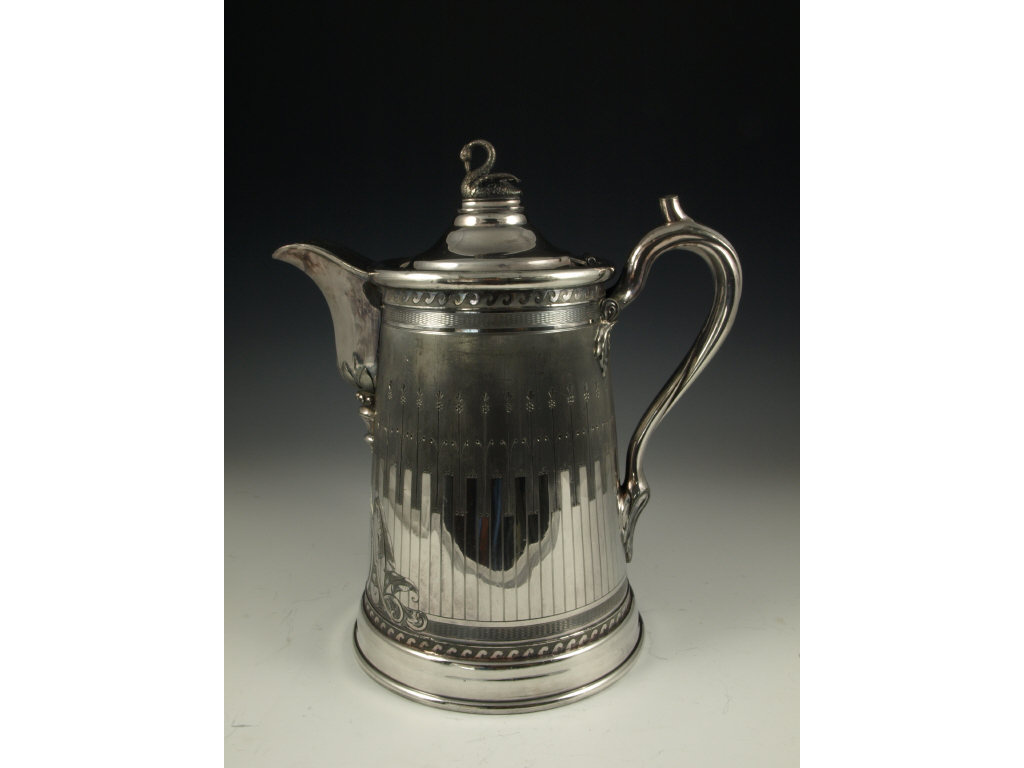 Appraisal: Reed Barton Silver Plate Ice Water Pitcher very attractive silver