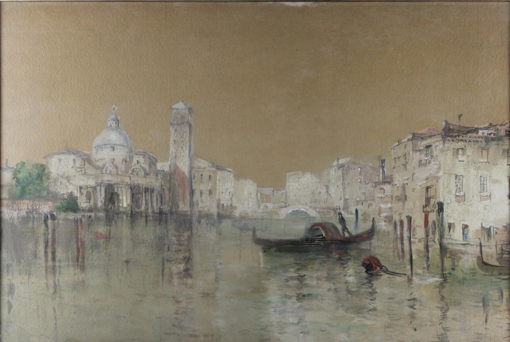 Appraisal: LUCIEN WHITING POWELL AMERICAN - VENICE Watercolor on paper x