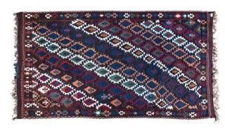 Appraisal: A Kilim Wool Rug feet inches x feet inches A