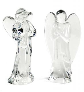 Appraisal: TWO BACCARAT CRYSTAL ANGELS TWO BACCARAT CRYSTAL ANGELS Second half