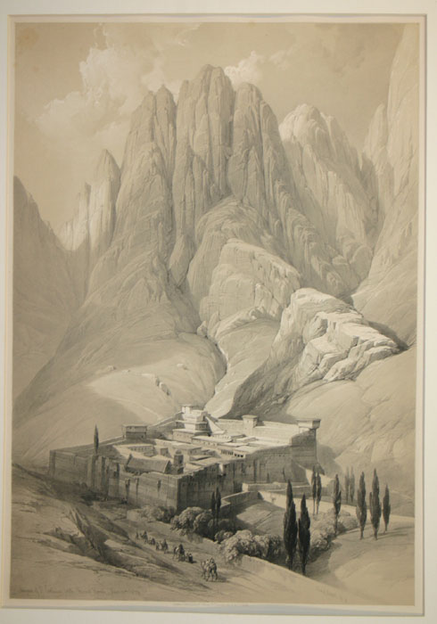 Appraisal: Group of tinted lithographs by Haghe after David Roberts Each