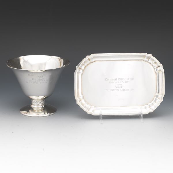 Appraisal: Two Sterling Silver Table Items by Gorham and Boardman Including