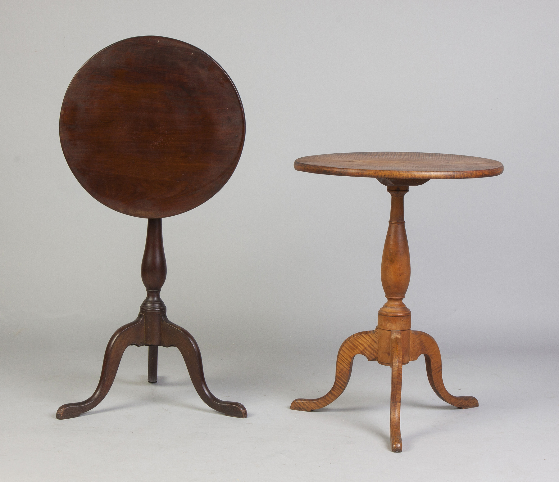 Appraisal: Queen Anne Tilt Top Candle Stand C Mahogany