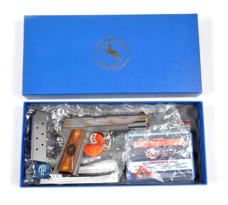 Appraisal: MIB Colt Custom Shop Govt Model Serial GB The outer