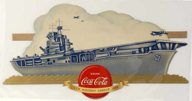 Appraisal: Coca-Cola Warships Festoon Description Very difficult-to-find festoon Each ship is