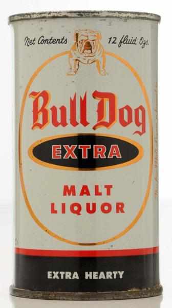 Appraisal: Bull Dog Extra Malt Liquor Flat Top Beer Can -