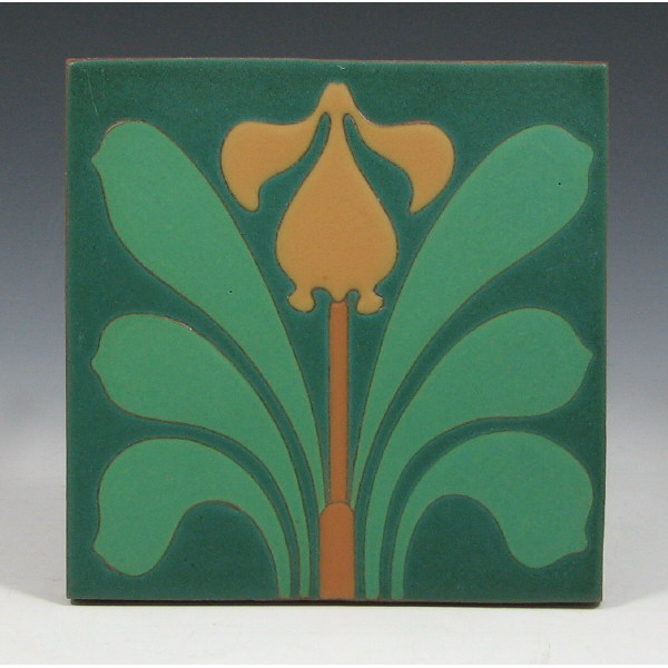 Appraisal: Van Briggle Art Tile - Mint Van Briggle art tile