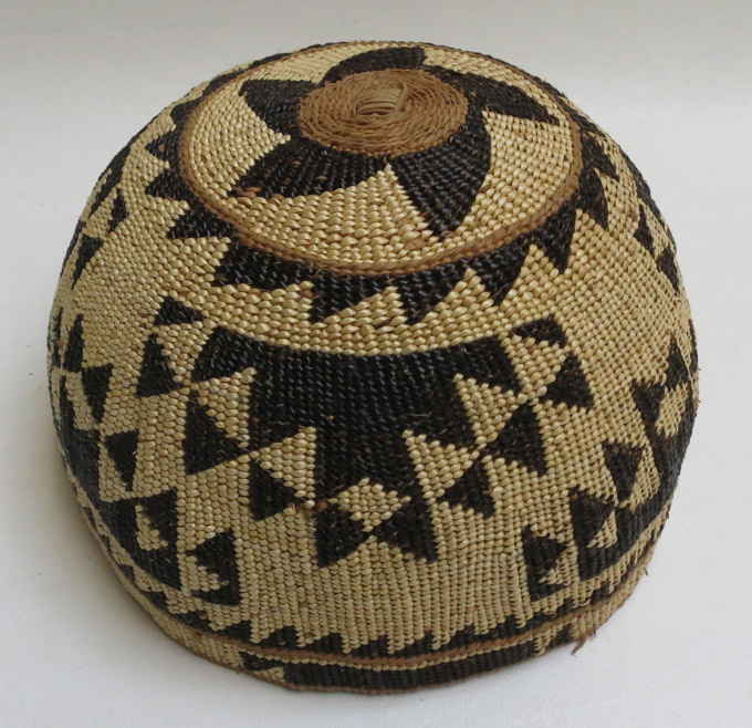 Appraisal: NATIVE AMERICAN WOMAN'S CEREMONIAL HAT made by the Yurok tribe