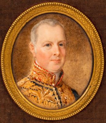 Appraisal: William Ross Portrait Miniature of Charles Cecil Cope rd Earl